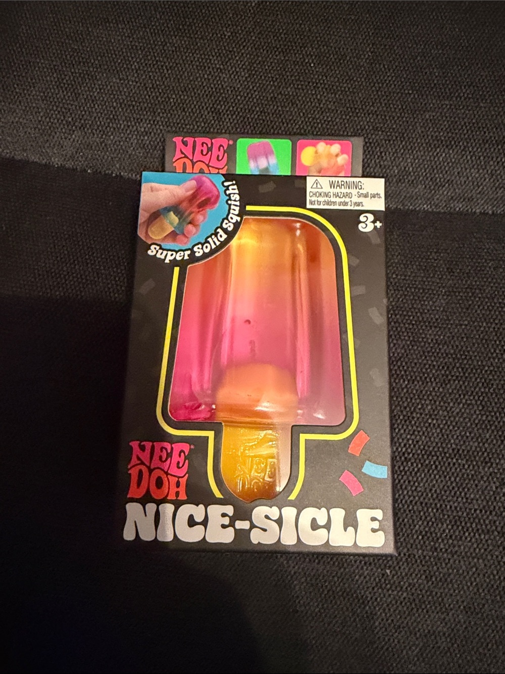 Authentic Nice-Sicle Kids Plush Toy — Pink and Orange
